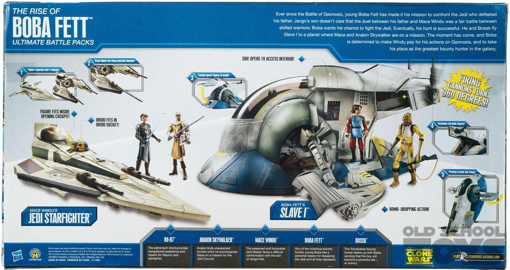 Star Wars the Rise of Boba Fett Ultimate Battle Packs the Clone Wars in doos