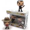 Negan & Carl Grimes 2-pack (the Walking Dead) Pop Vinyl Television Series (Funko) exclusive