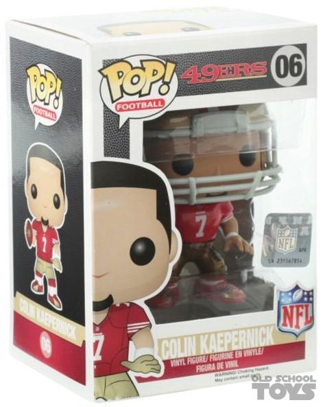 Funko POP! NFL - Vinyl Figure - COLIN KAEPERNICK #06 *NON-MINT BOX*:   - Toys, Plush, Trading Cards, Action Figures & Games online  retail store shop sale