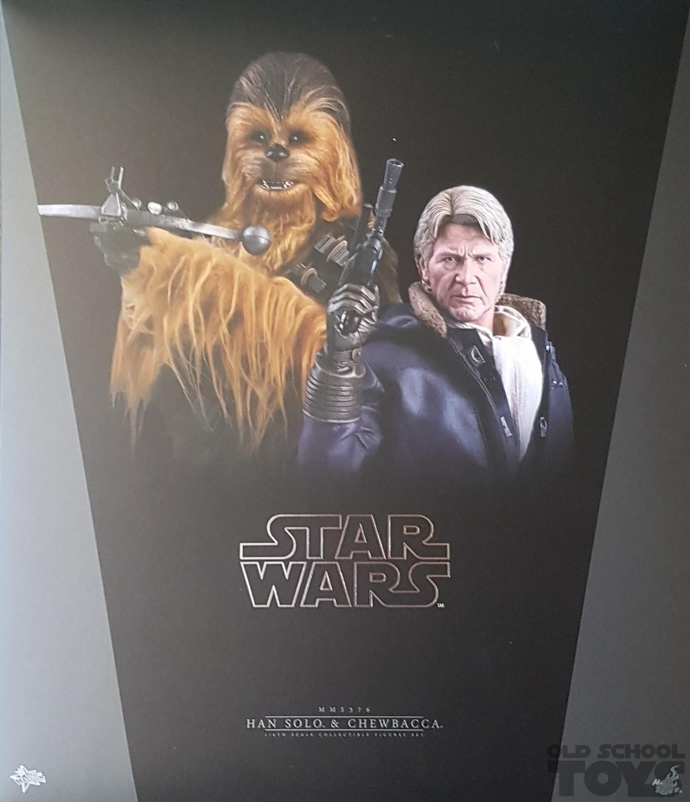 Hot Toys Han Solo Chewbacca 2pack Sta