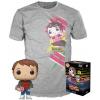 Marty with hoverboard (Back to the Future) Pop Vinyl & Tee Movies Series (Funko) special edition