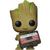 Groot (Guardians of the Galaxy volume 2) Pop Vinyl Marvel (Funko) Marvel Collector Corps exclusive with mix tape