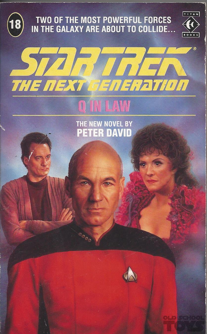 Boek Star Trek the Next Generation Q in law (Peter David) | Old School Toys