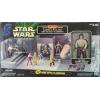Star Wars POTF Jabba's Palace 3D diorama & Han Solo in doos -beschadigde verpakking-