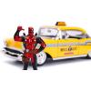 Marvel's Deadpool & 1957 Chevy Bel Air 1:24 in doos (Jada Toys Metals die cast)