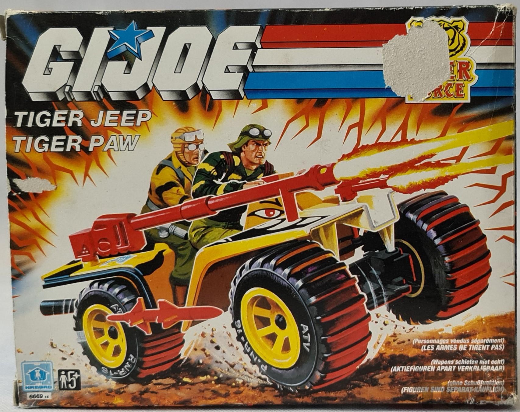 GI JOE Tiger Paw (Tiger Force) en doos | Old School Toys