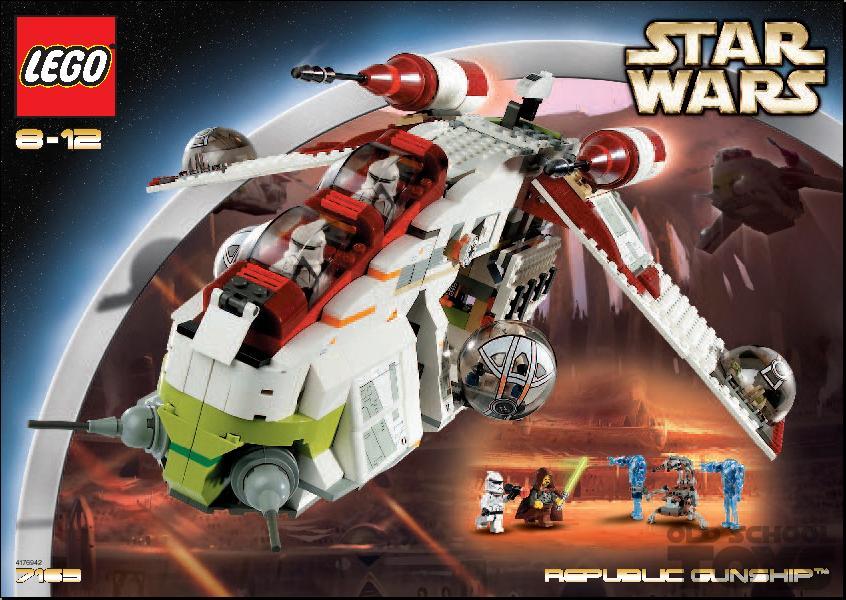 adopteren Beukende Handel Lego 7163 Star Wars Republic Gunship compleet | Old School Toys