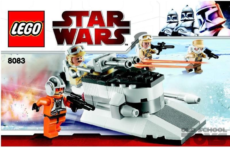 Lego 8083 Star Wars Rebel Troopers Battle Pack compleet