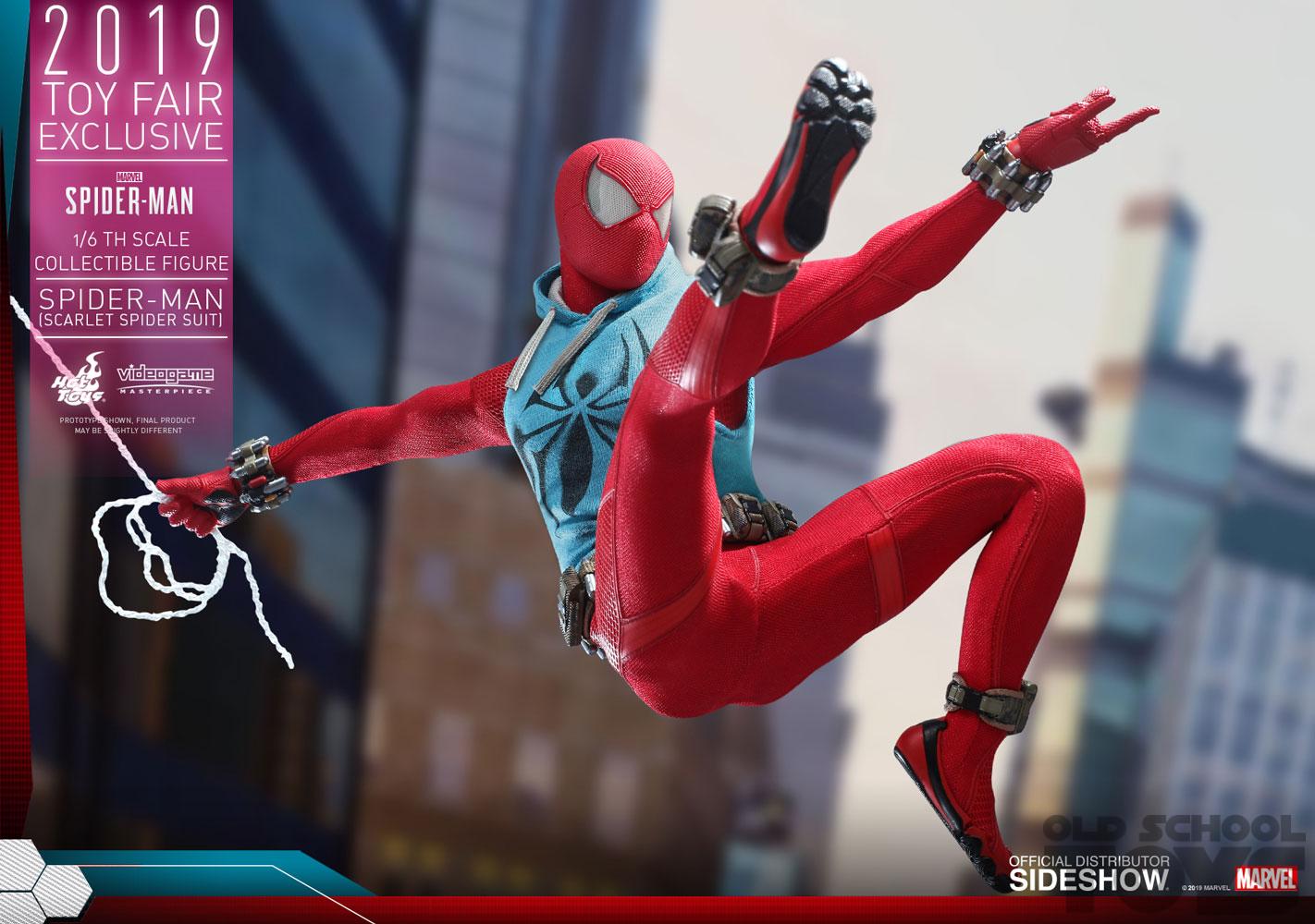 Hot toys spider clearance man scarlet