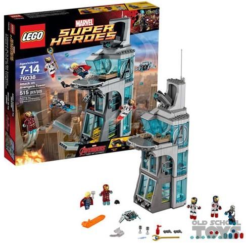  LEGO Super Heroes Attack on Avengers Tower 76038 : Toys & Games