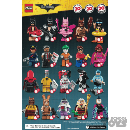 Lego batman minifigures best sale series