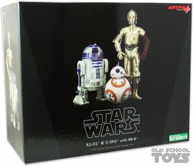 R2-D2 & C-3PO with BB-8 (Star Wars the Force Awakens) in doos Kotobukiya