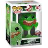 Slimer (with hot dogs) (Ghostbusters 35th anniversary) Pop Vinyl Movies Series (Funko) translucent exclusive -beschadigde verpakking-