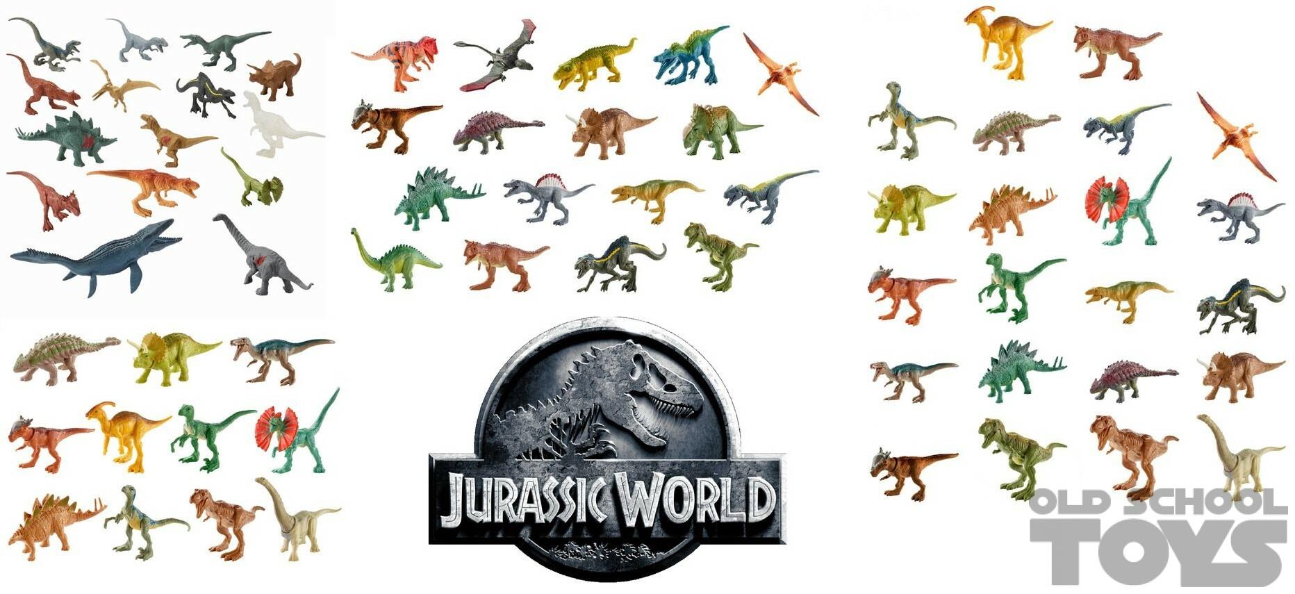 open haard Gaan wandelen Onverenigbaar Jurassic World mini action dinos blind bags (Mattel) | Old School Toys
