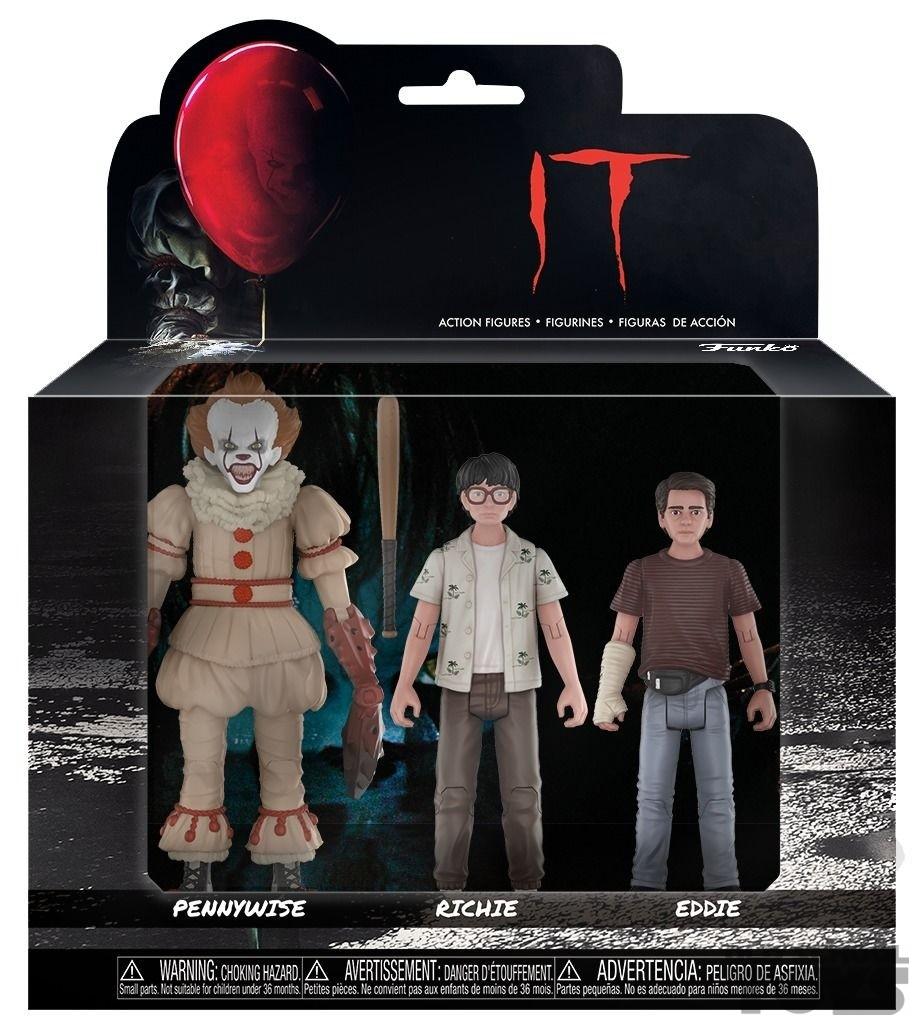 Pennywise Richie And Eddie Stephen Kings It 3 Pack In Doos Funko Old School Toys 7970