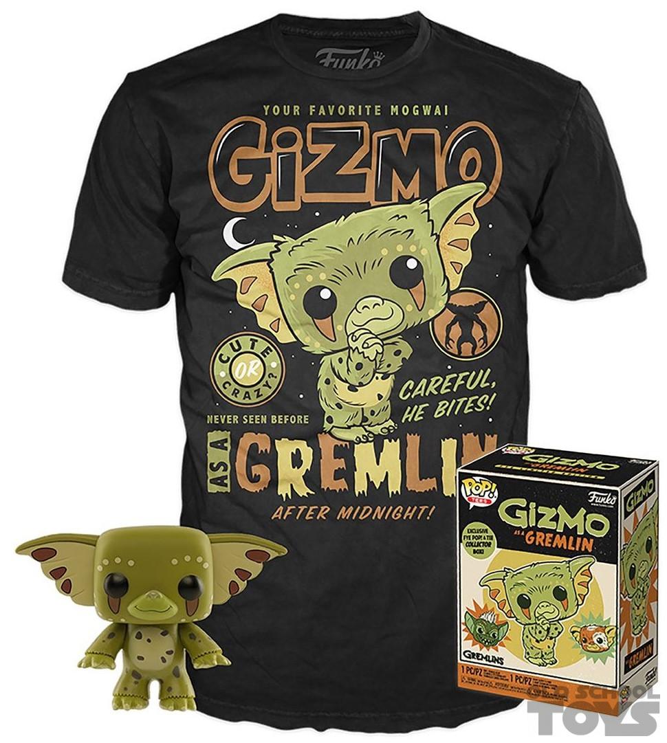 Bekwaamheid meester Millimeter Gremlins (Gizmo as Gremlin) Pop Vinyl & Tee Movies Series (Funko) special  edition | Old School Toys