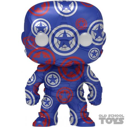 captain america art series funko