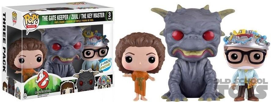 Ghostbusters the Gatekeeper, Zuul & the Key Master 3-pack Pop Vinyl Movies  Series (Funko) Walmart exclusive