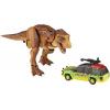 Tyrannocon Rex and Autobot JP93 (Jurassic Park) Transformers in doos