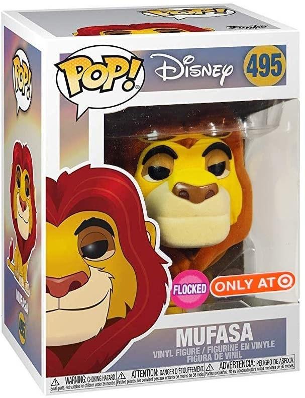 Mufasa (the Lion King) Pop Vinyl Disney (Funko) flocked Target exclusive