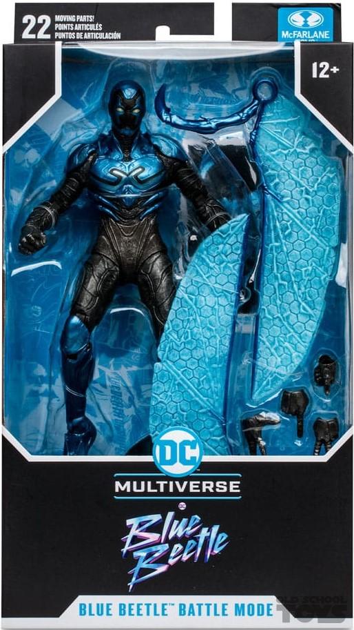 Blue Beetle Battle Mode Blue Beetle Movie Dc Multiverse Mcfarlane Toys In Doos Old School Toys