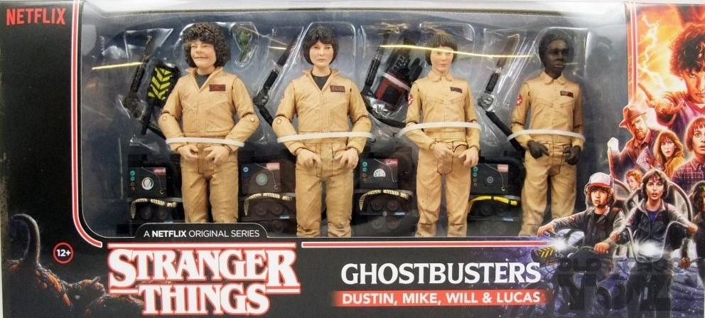 MIKE WILL & LUCAS ALS GHOSTBUSTERS 6" McFARLANE TOYS STRANGER THINGS DUSTIN 
