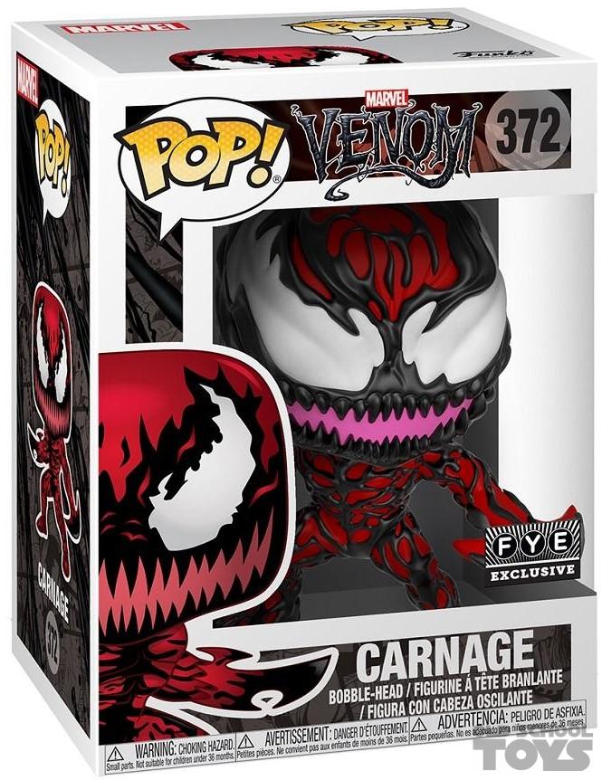 Carnage (axe hands) (Venom) Pop Vinyl Marvel (Funko) FYE exclusive ...