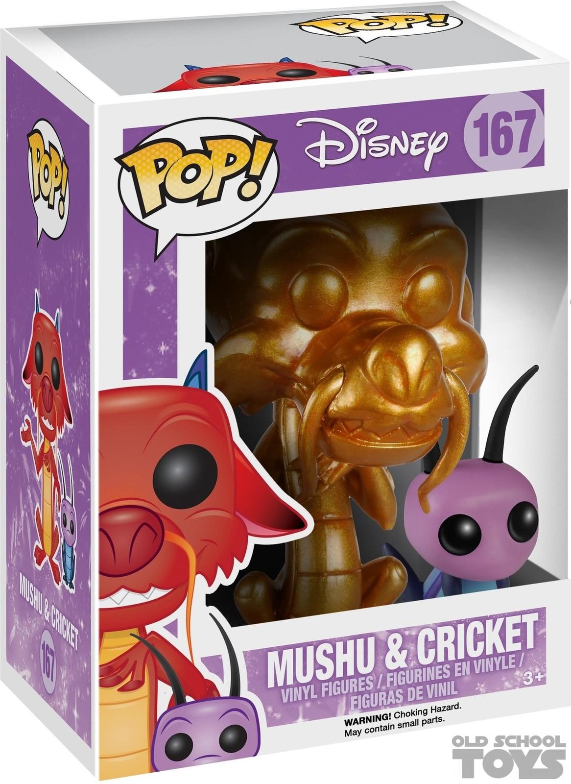 Funko pop store mushu y cricket