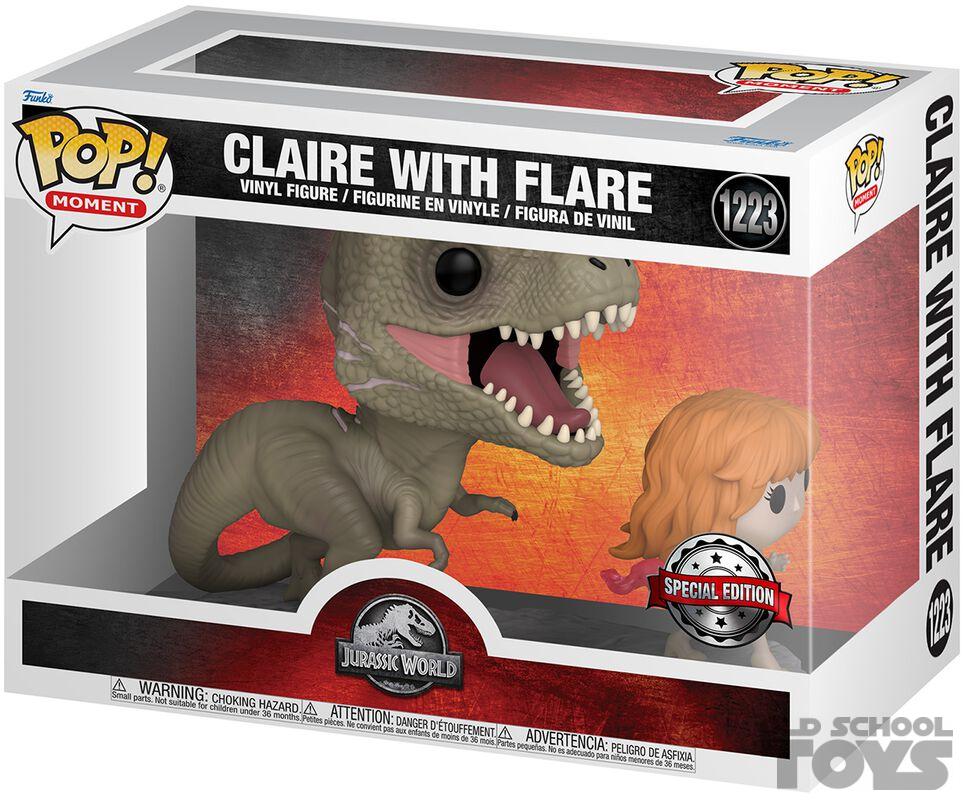 Claire With Flare Jurassic World Pop Vinyl Movies Series Funko Exclusive Old School Toys 