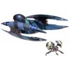 Star Wars ROTS Vulture Droid (blue version) & Buzz Droid compleet