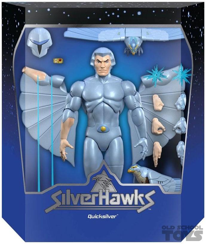 Quicksilver SilverHawks Ultimates In Doos Super7 | Old School Toys