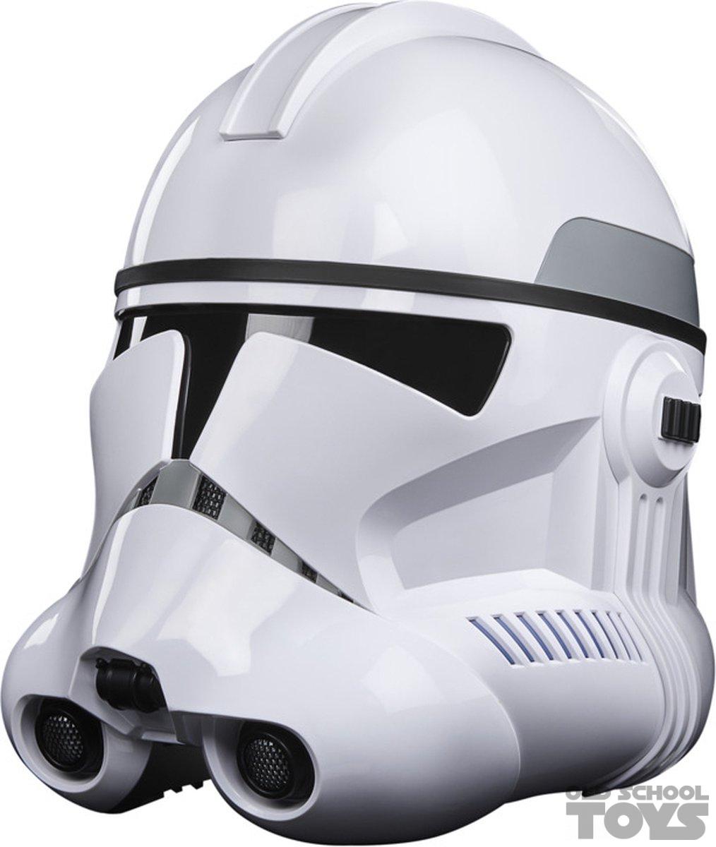 Vertrek Doe alles met mijn kracht Weekendtas Star Wars Clone Trooper (phase II) electronic life size helmet the Black  Series in doos | Old School Toys