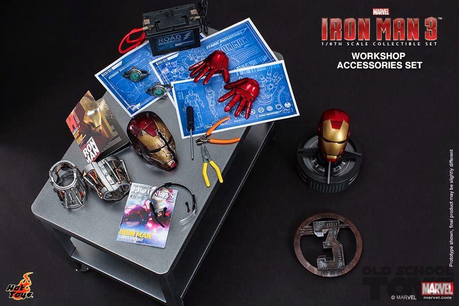 hot toys iron man 3 workshop accessories set