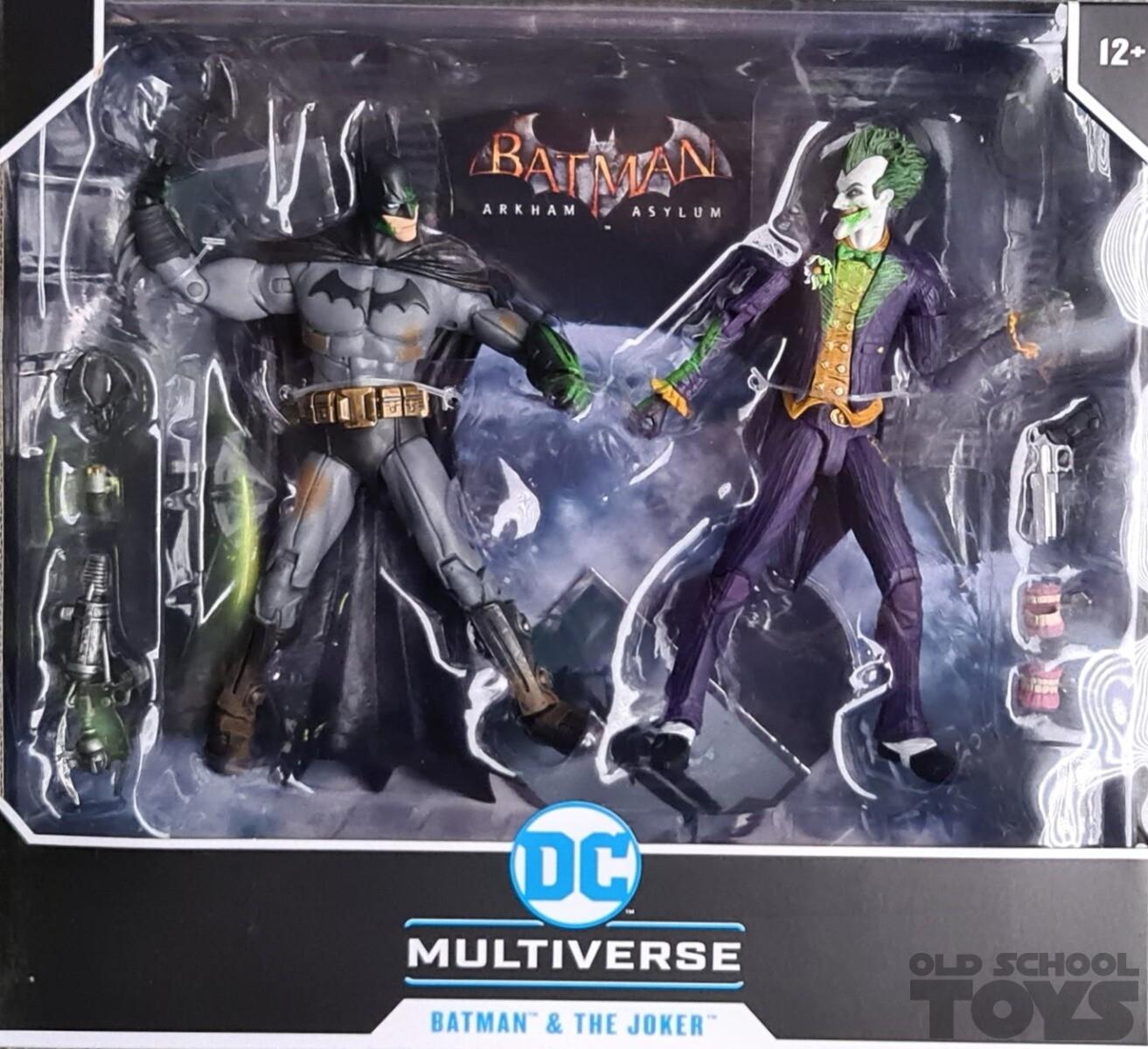 Batman & The Joker (Arkham Asylum) DC Multiverse (McFarlane Toys) In ...