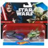 Hot Wheels Emperor Palpatine and Yoda Star Wars MOC (Mattel)