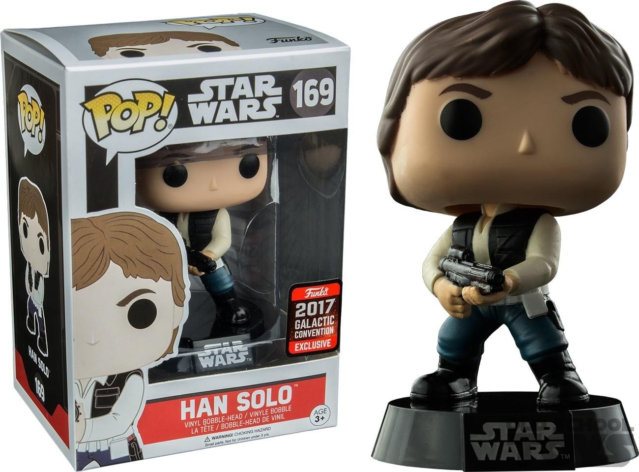 Han Solo (action pose) Pop Vinyl Star Wars Series (Funko) Galactic ...