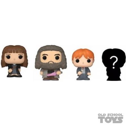 Harry Potter 4-pack Hermione Granger, Rubeus Hagrid & Ron Weasley Bitty ...