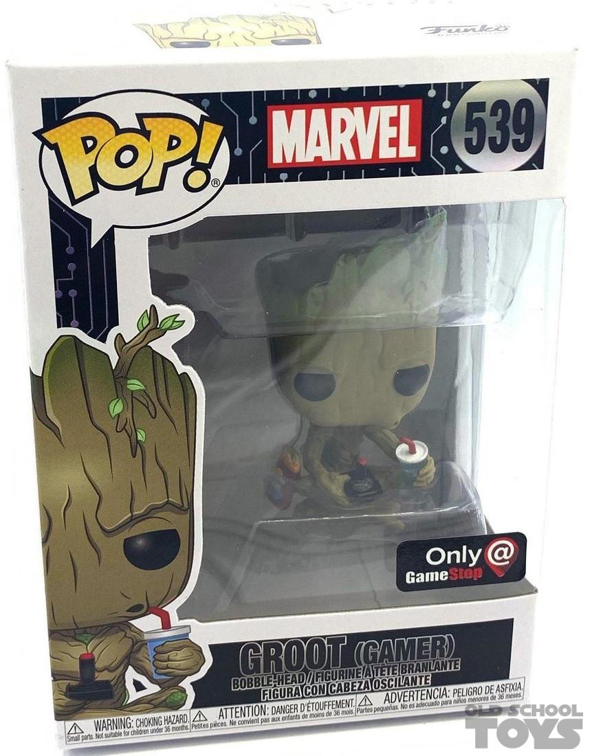 Groot (gamer) Pop Vinyl Marvel (Funko) GameStop exclusive