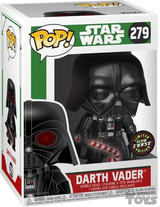 Darth Vader (christmas) Pop Vinyl Star Wars Series (Funko) glows in the dark limited chase edition
