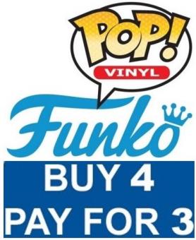 Funko Pop’s Sale By 4 Pay for 3!