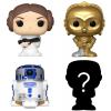 Star Wars 4-pack Leia, R2-D2 & C-3PO Bitty Pop (Funko)