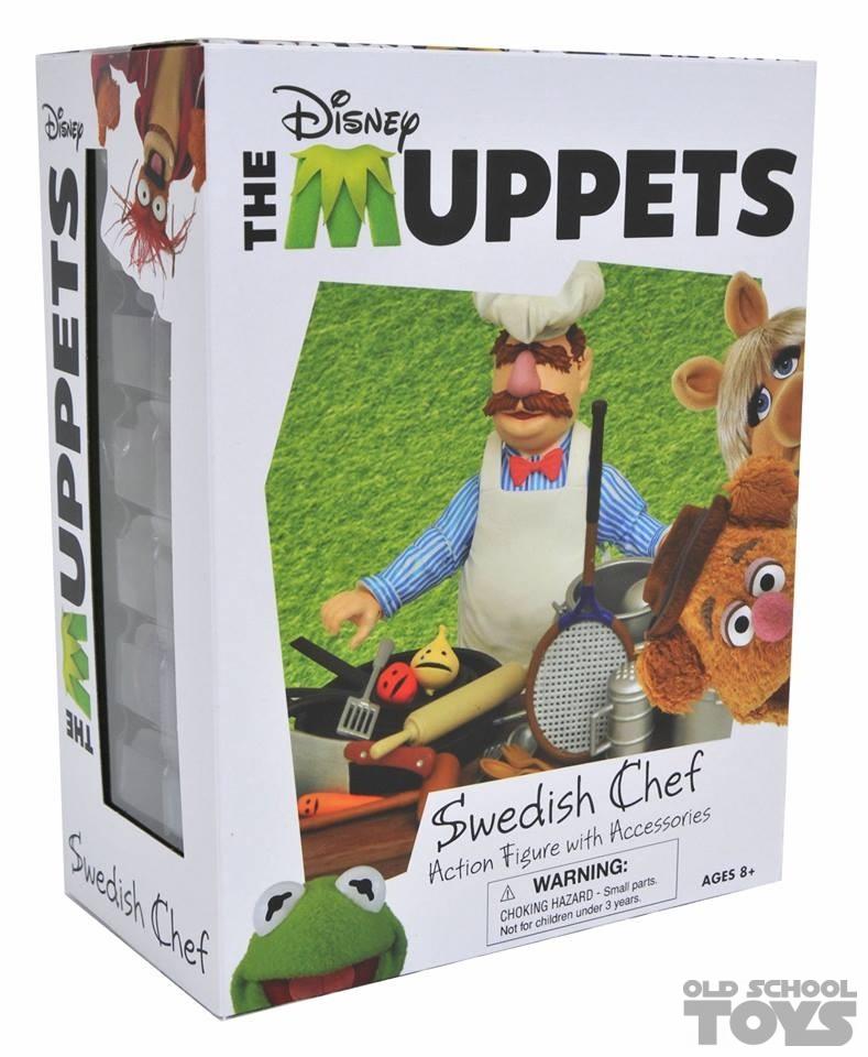 Swedish Chef the Muppets deluxe Diamond Select in doos | Old School Toys