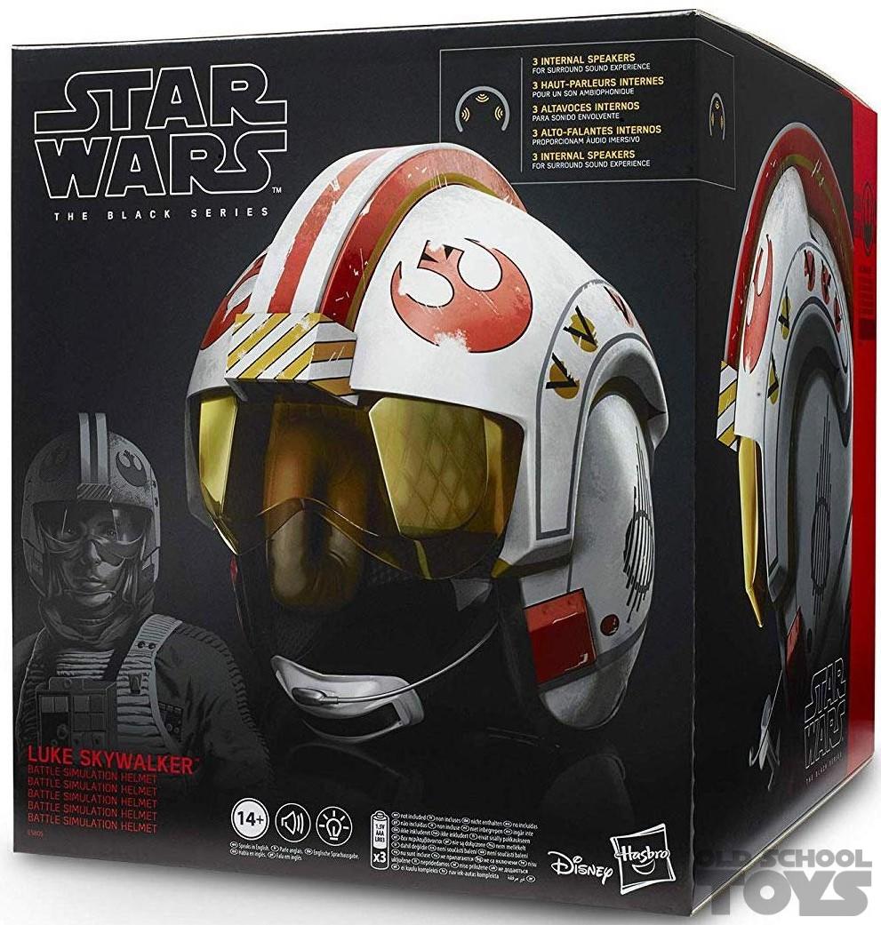 Star Wars Luke Skywalker battle simulation helmet electronic life helmet the Black Series in doos | Old School Toys