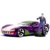 DC Comic's the Joker & 2009 Chevy Corvette Stingray 1:24 in doos (Jada Toys Metals die cast)
