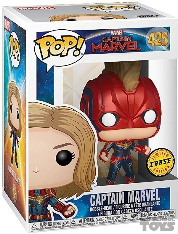 funko pop captain marvel chase