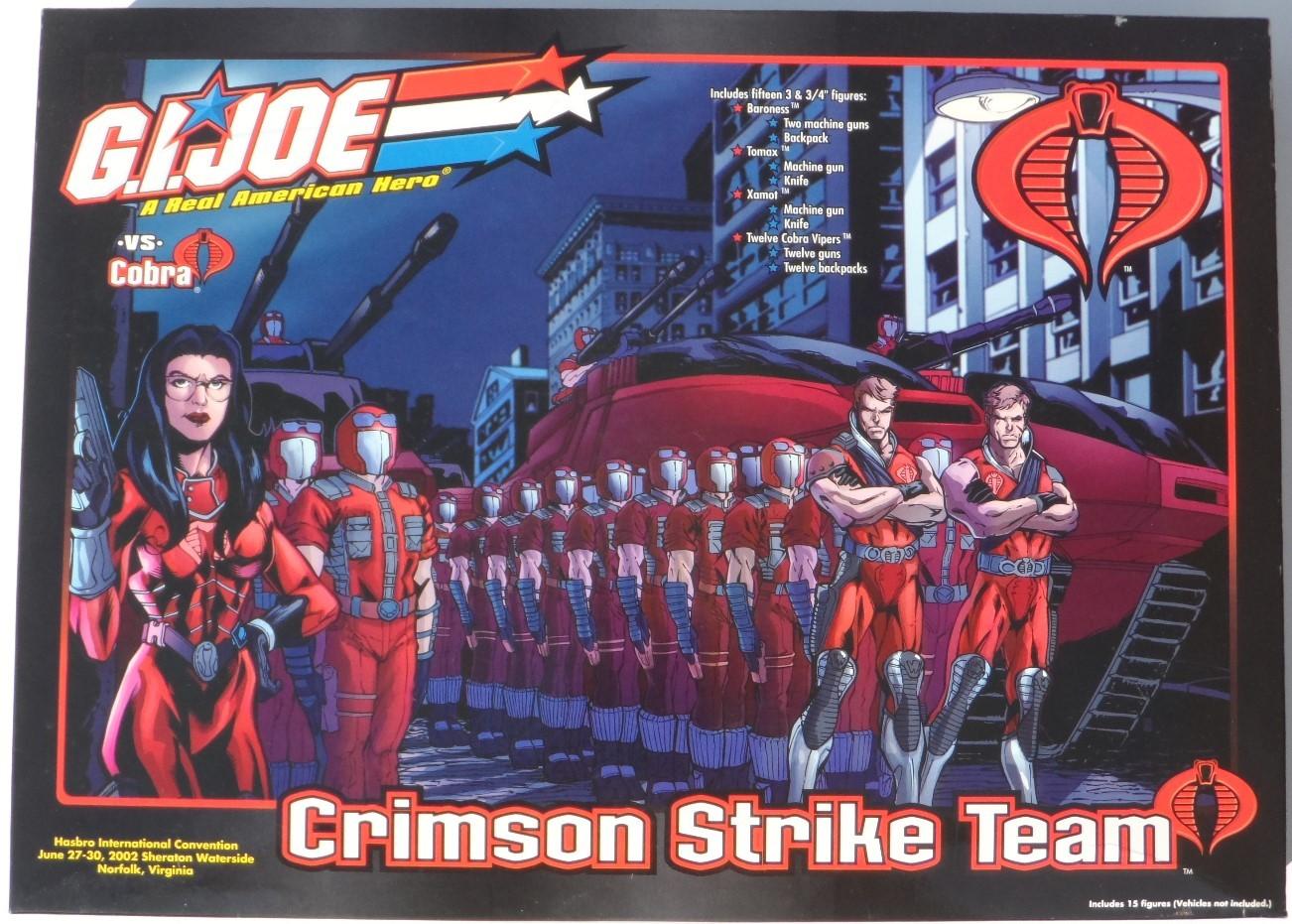 GI JOE Crimson Strike Team (2002 G.I.Joe Convention 