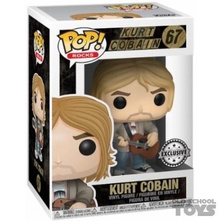 Kurt Cobain Nirvana Pop Vinyl Rocks Series Funko tan sweater