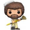 Bob Ross with paintbrush (the joy of painting) Pop Vinyl Television Series (Funko)