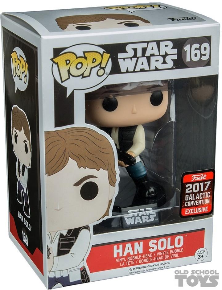 Han Solo (action pose) Pop Vinyl Star Wars Series (Funko) Galactic ...