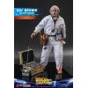 Hot Toys Doc Brown (Back to the Future) MMS610 in doos deluxe version